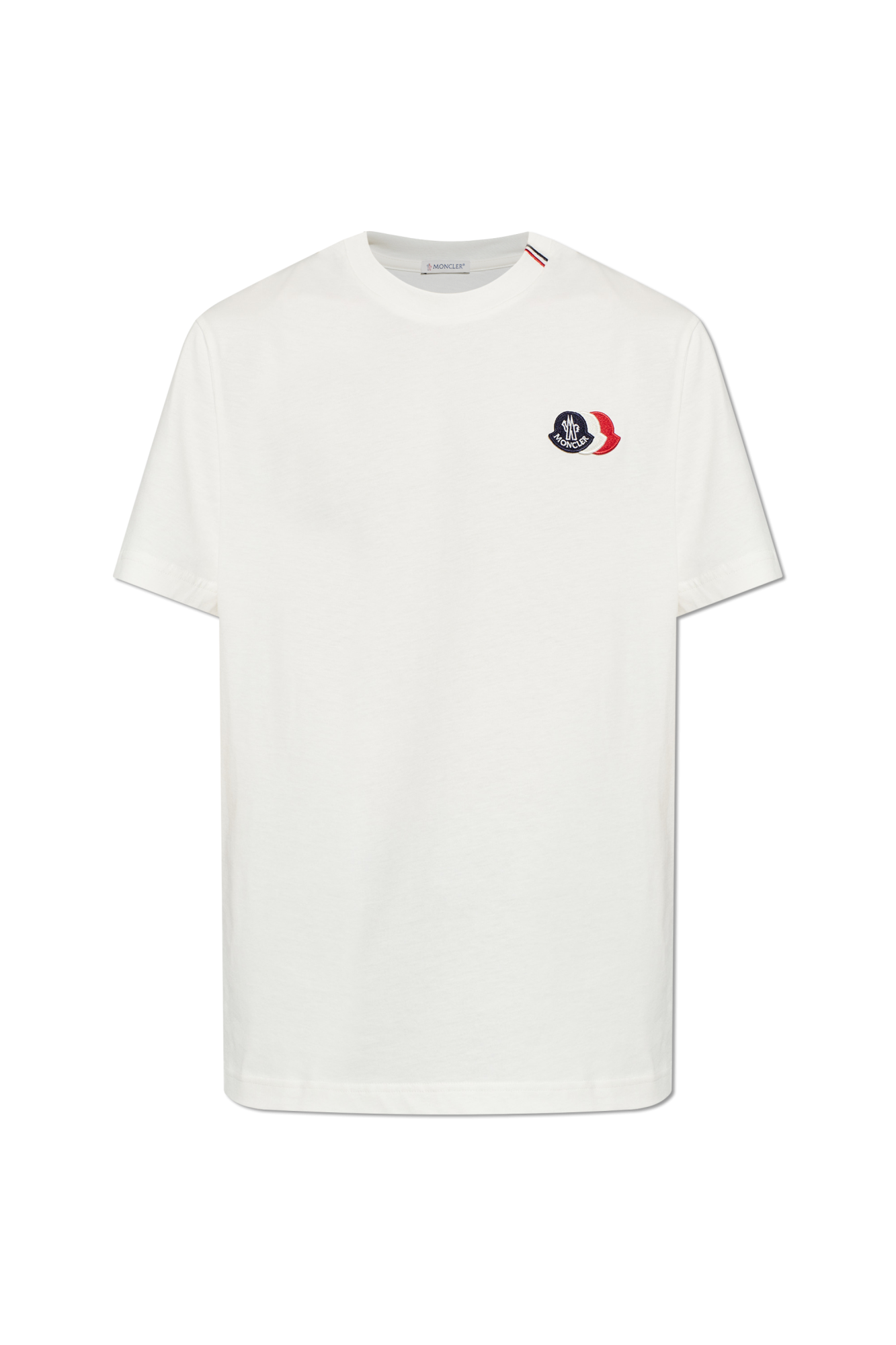 MONCLER Ｔシャツ フランス国旗風デザイン 146cm Moncler T-shirt with logo patch | Men's | Vitkac